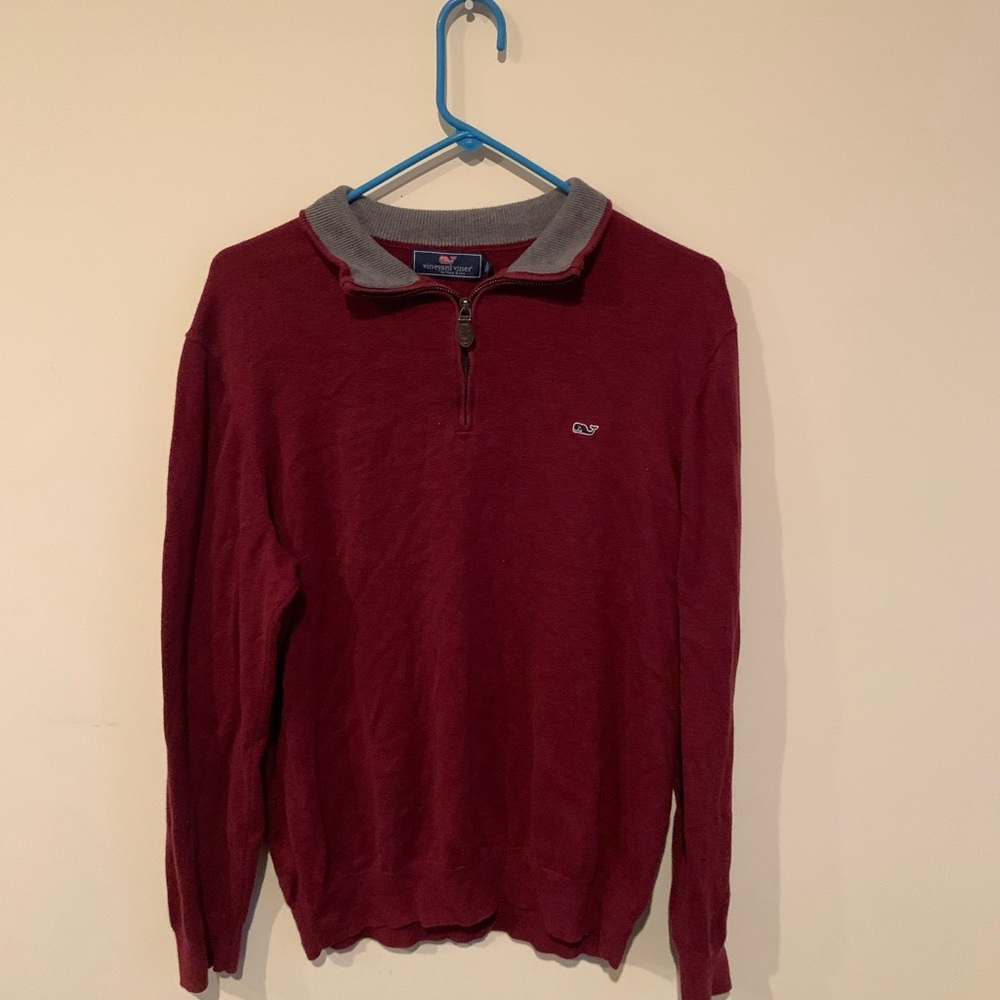 Mens vineyard vines polo quarter zip